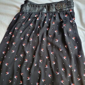 Torrid Hummingbird Print Skirt